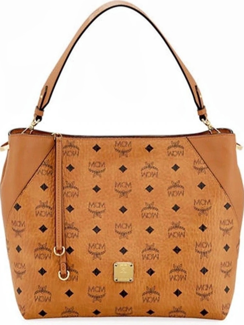 MCM Aren Hobo in Visetos Monogram Shoulder Bag in Brown